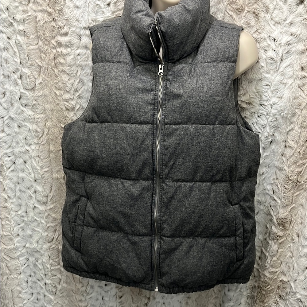 Old Navy Gray Puffer Vest